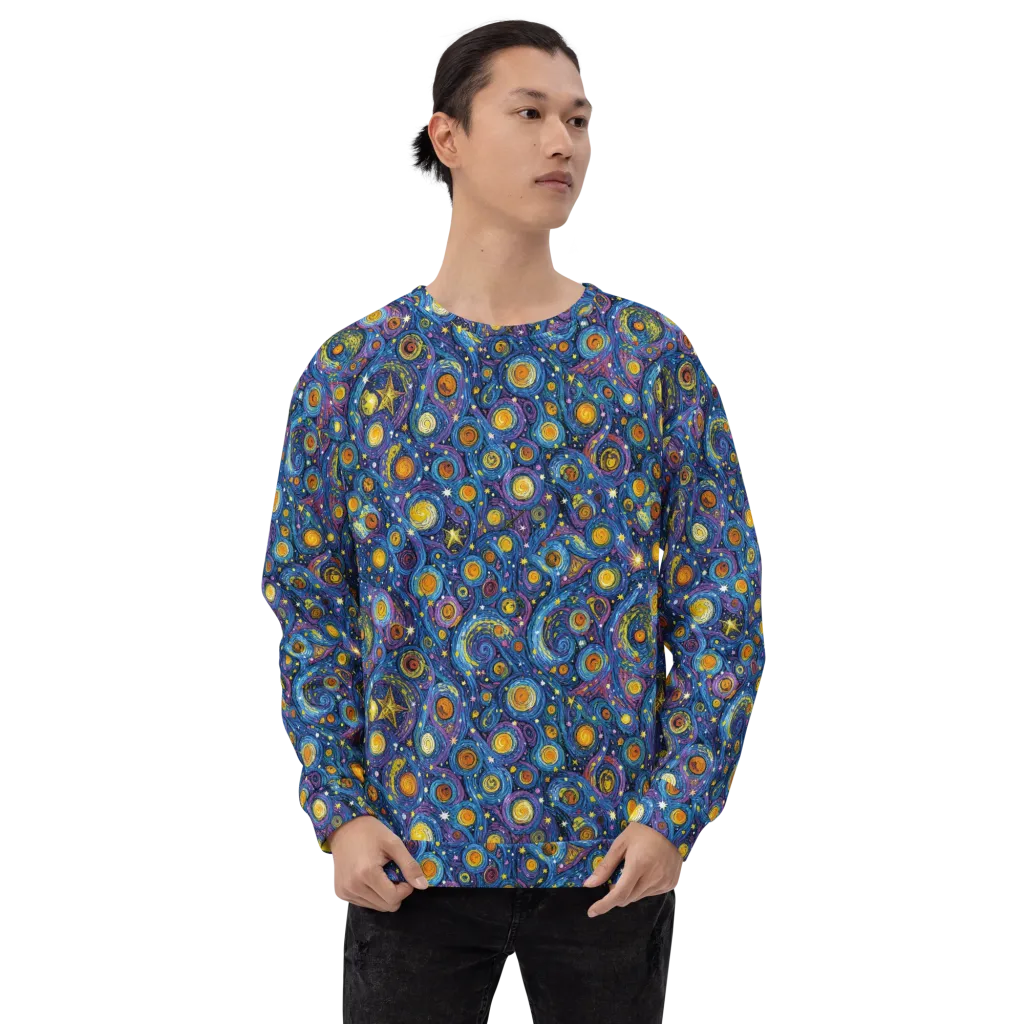 Starry Orbit on Sweatshirt — Front print
