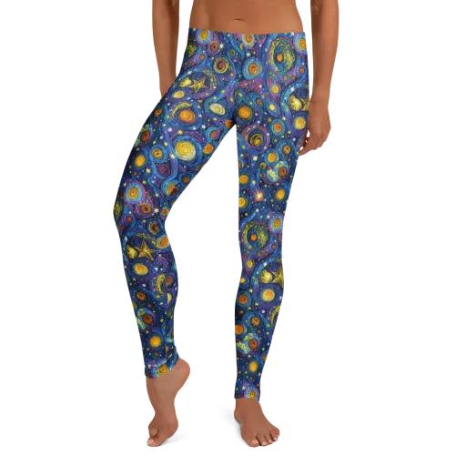 Starry Orbit on a Leggings