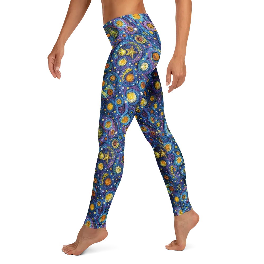 Starry Orbit on Leggings — Left