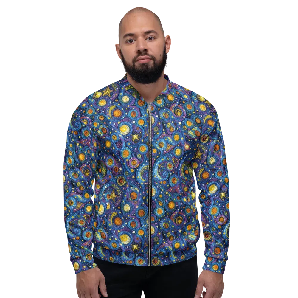 Starry Orbit on Bomber Jacket — Front
