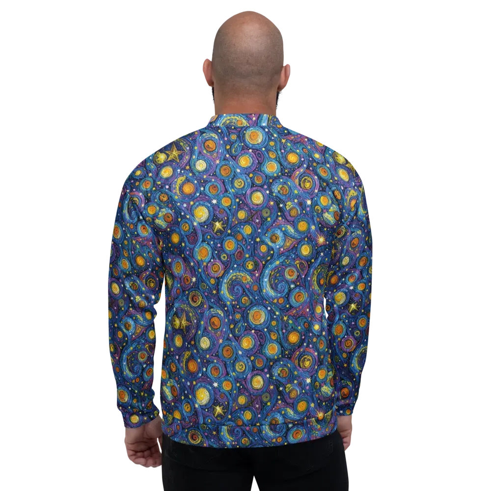 Starry Orbit on Bomber Jacket — Back