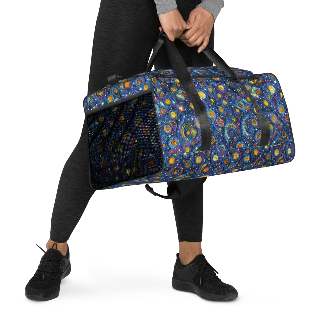 Starry Orbit on Duffle Bag — Right Front
