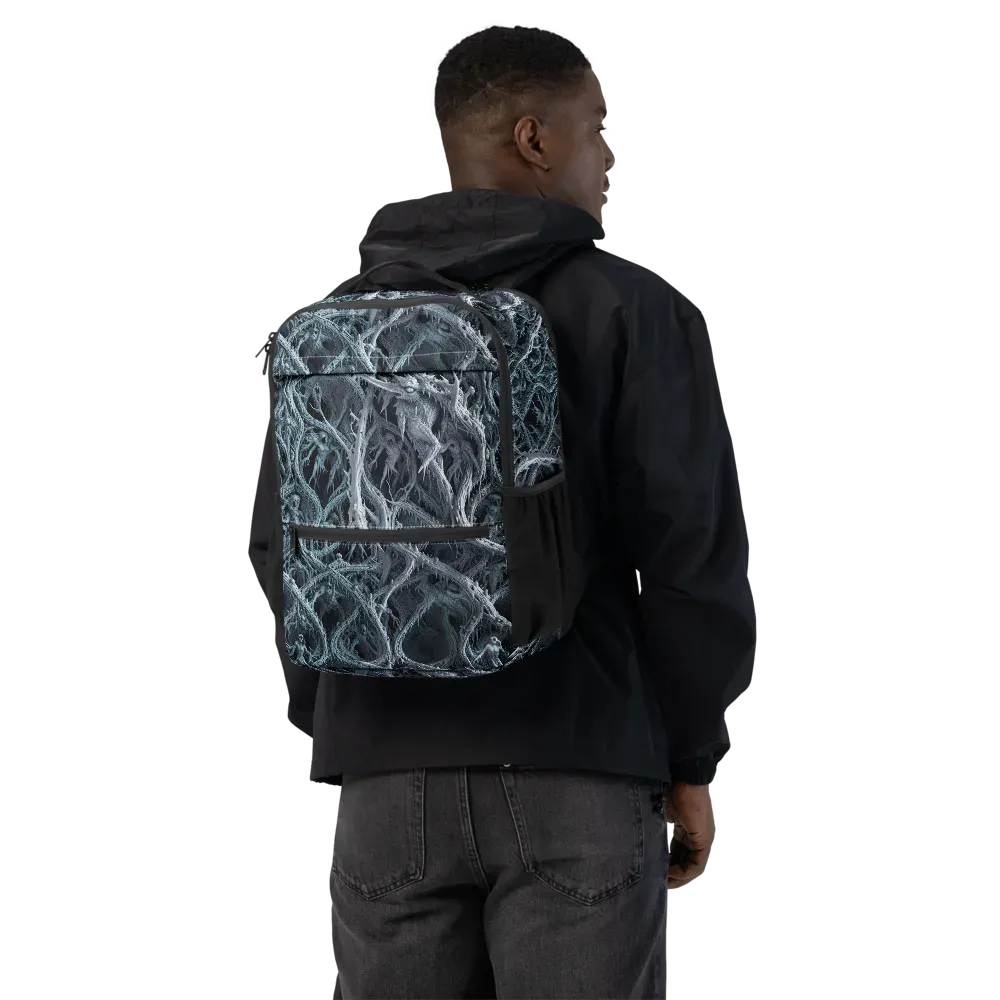 Thornbound Night on Utility Backpack — Back