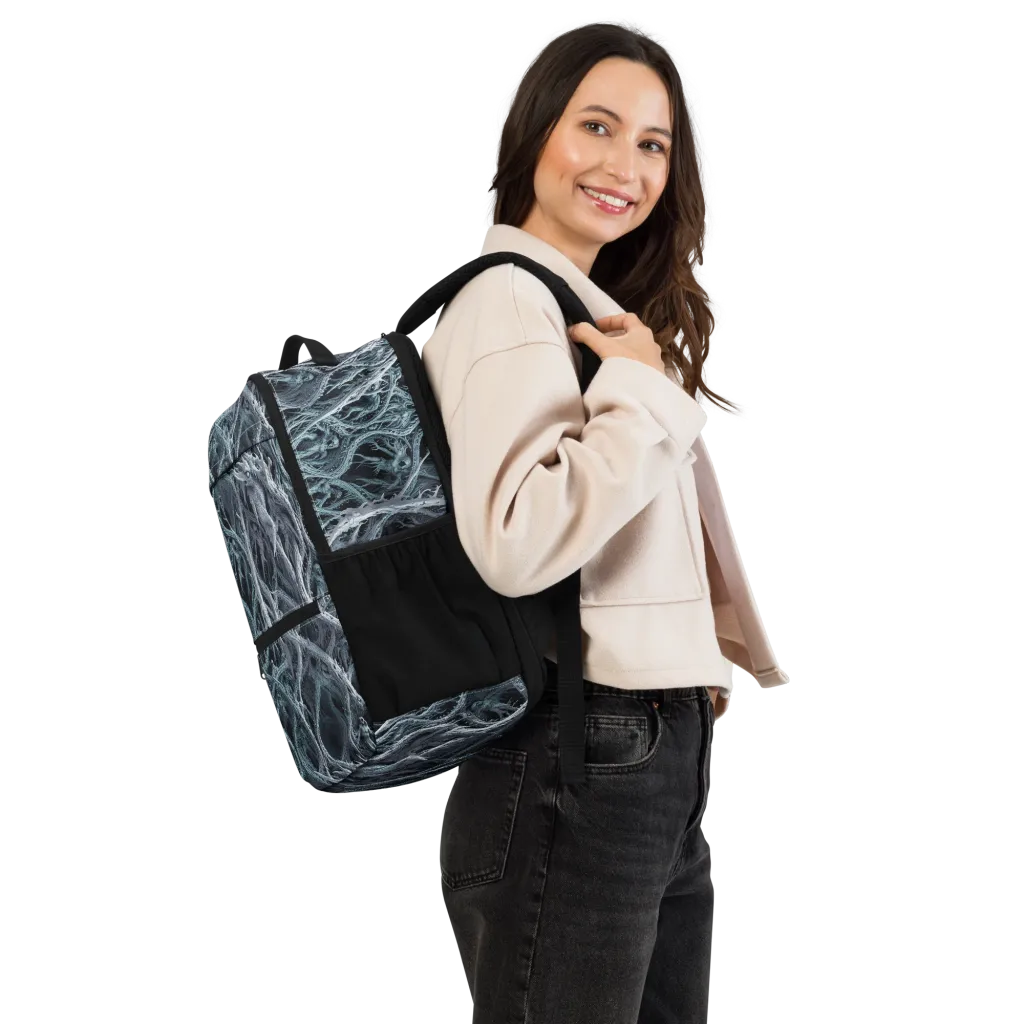 Thornbound Night on Utility Backpack — Right