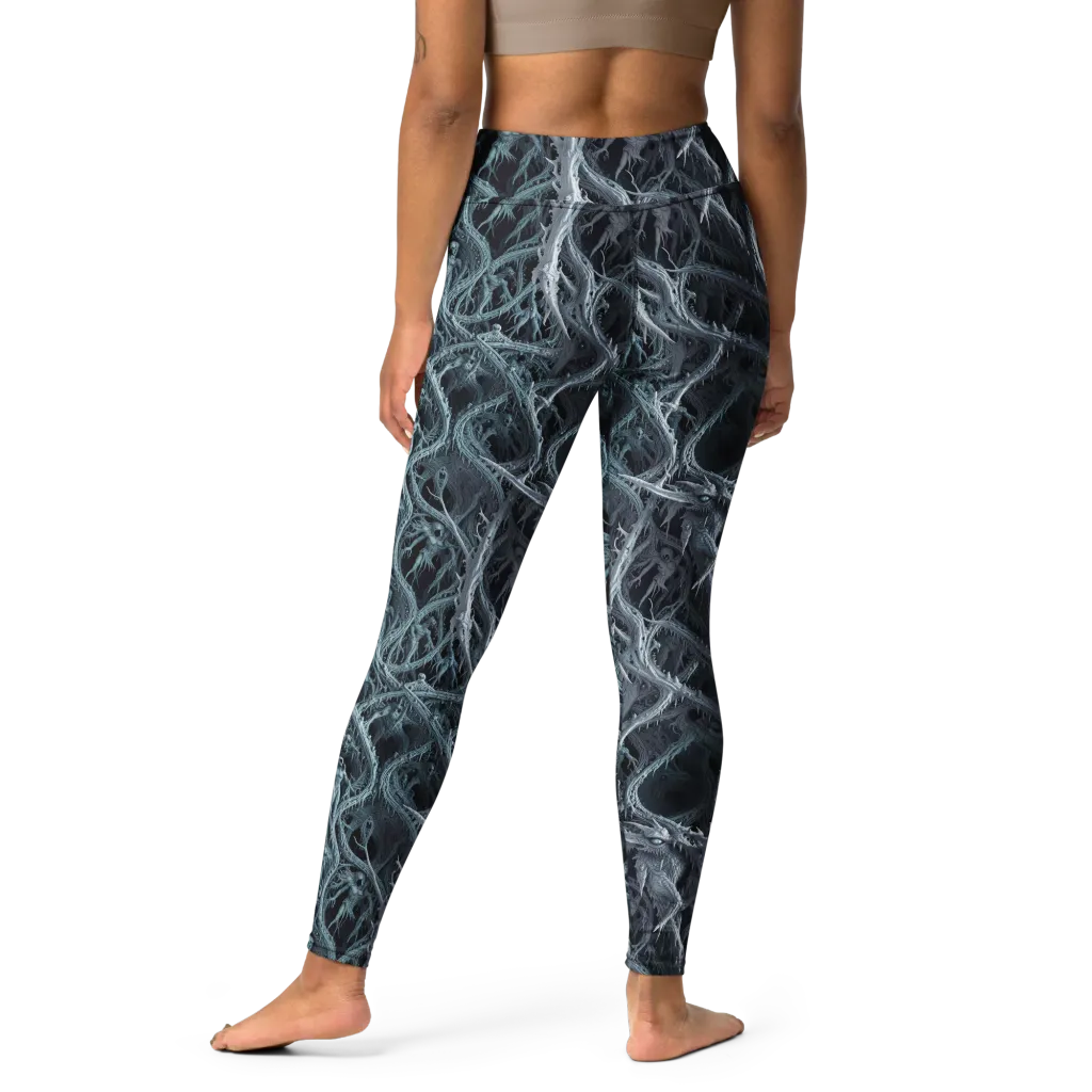 Thornbound Night on Yoga Leggings — Print file