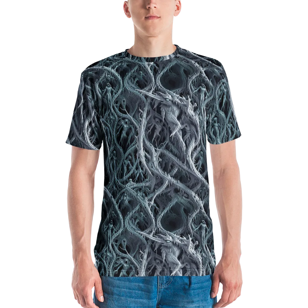 Thornbound Night on Men's Crew Neck T-Shirt — Front