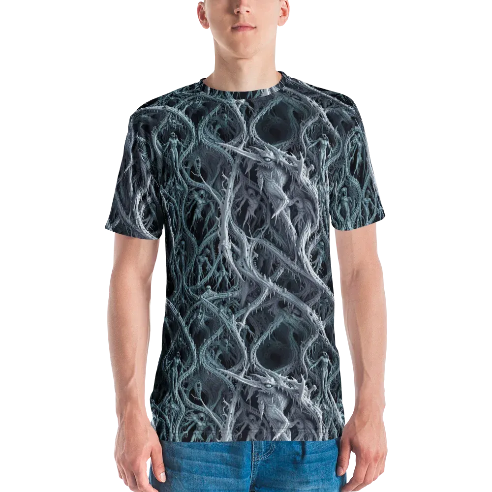 Thornbound Night on Men's Crew Neck T-Shirt — Front