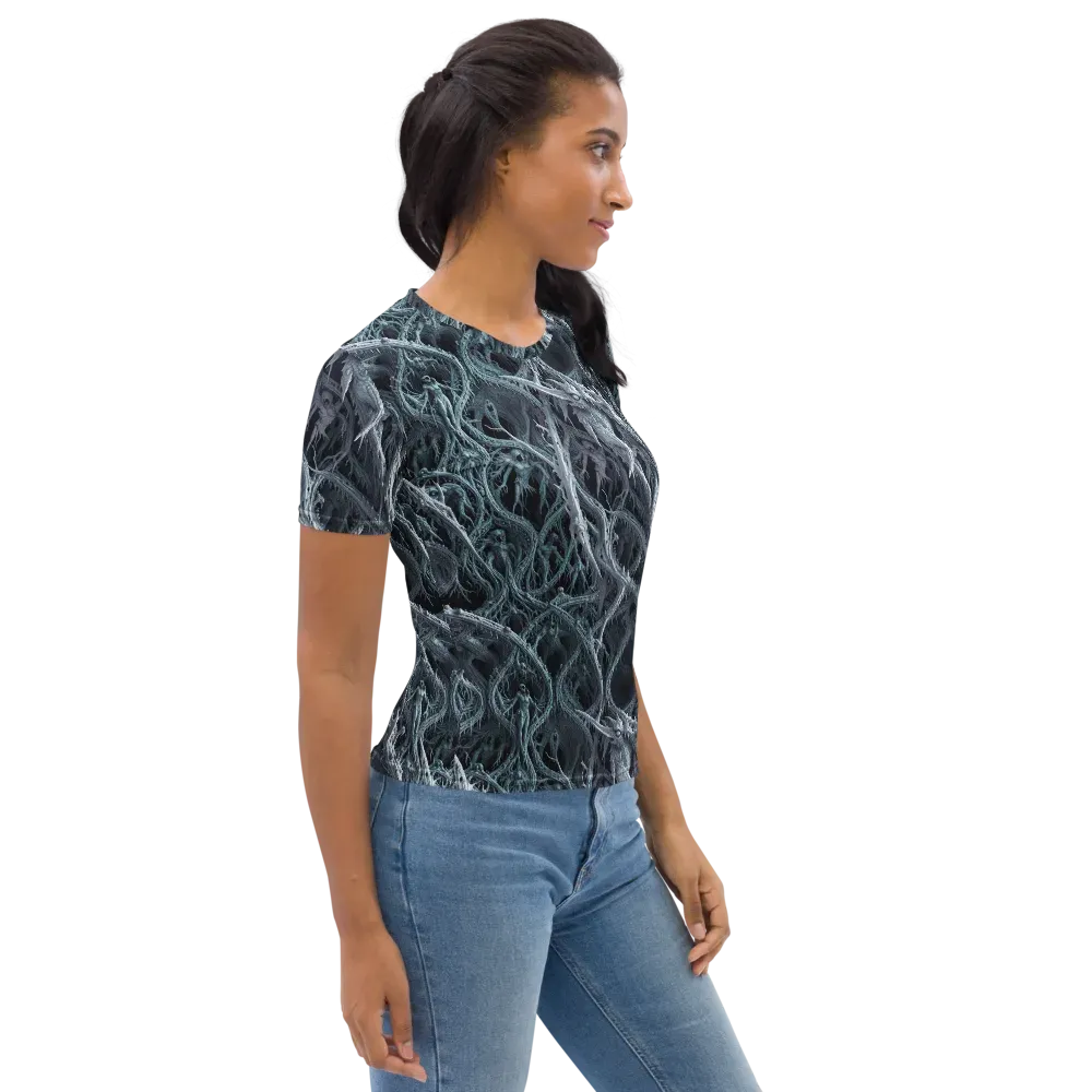Thornbound Night on Women's Crew Neck T-Shirt — Back print