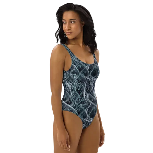 Thornbound Night on a One-Piece Swimsuit