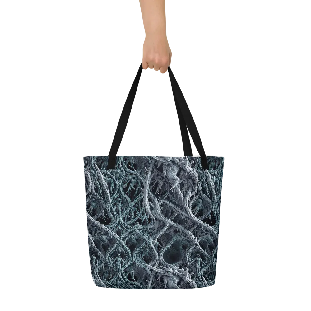 Thornbound Night on Large Tote Bag W/ Pocket — Print file