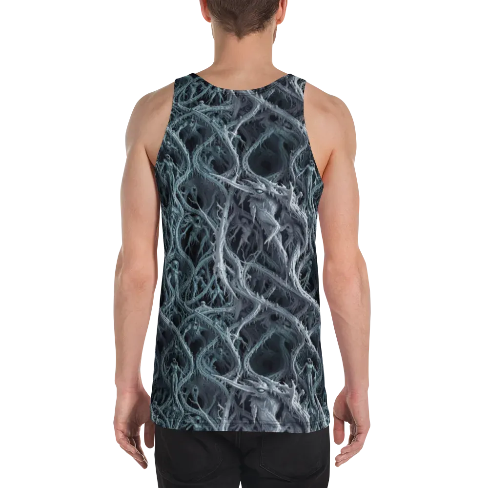 Thornbound Night on Men's Tank Top — Back