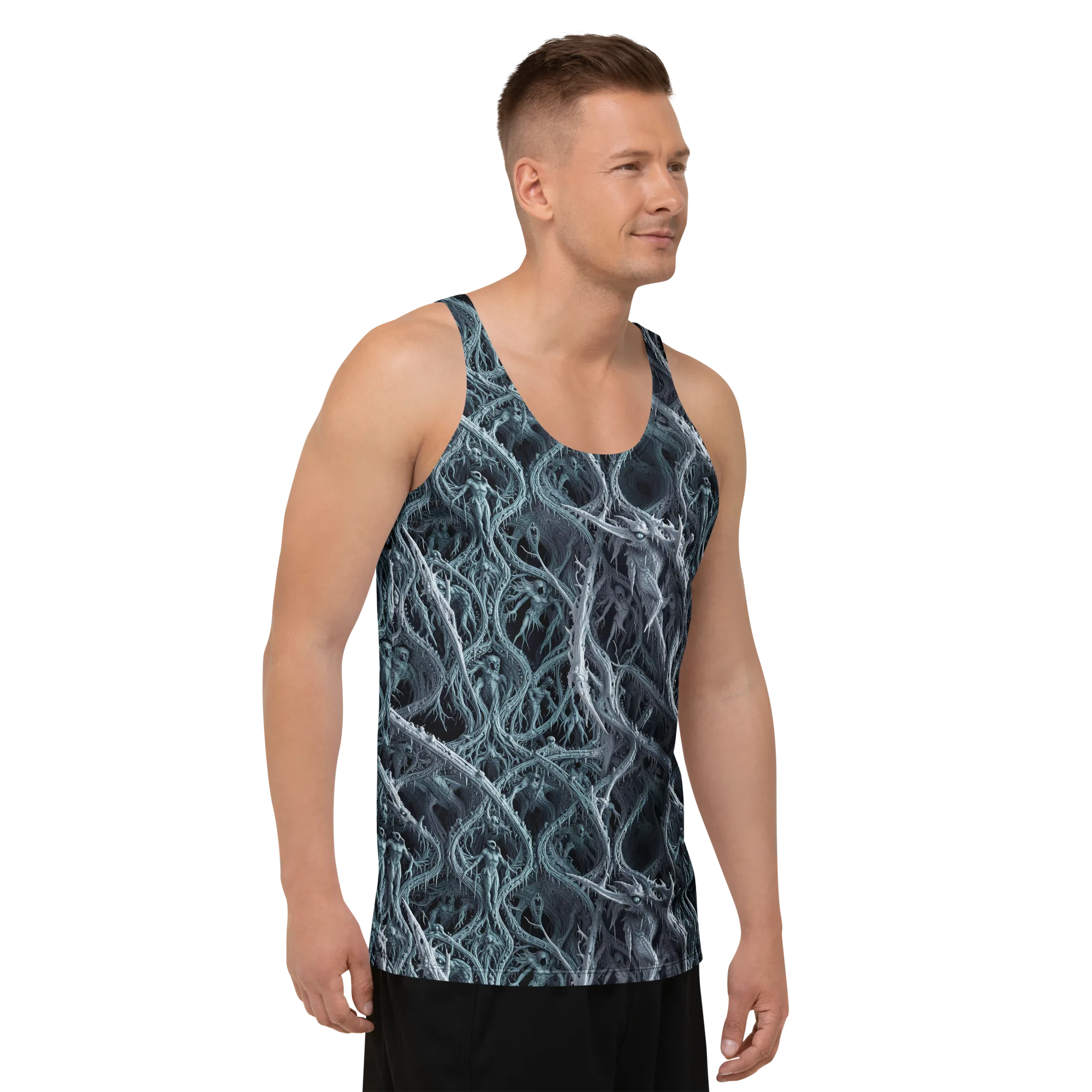 Thornbound Night on Men's Tank Top — Front print