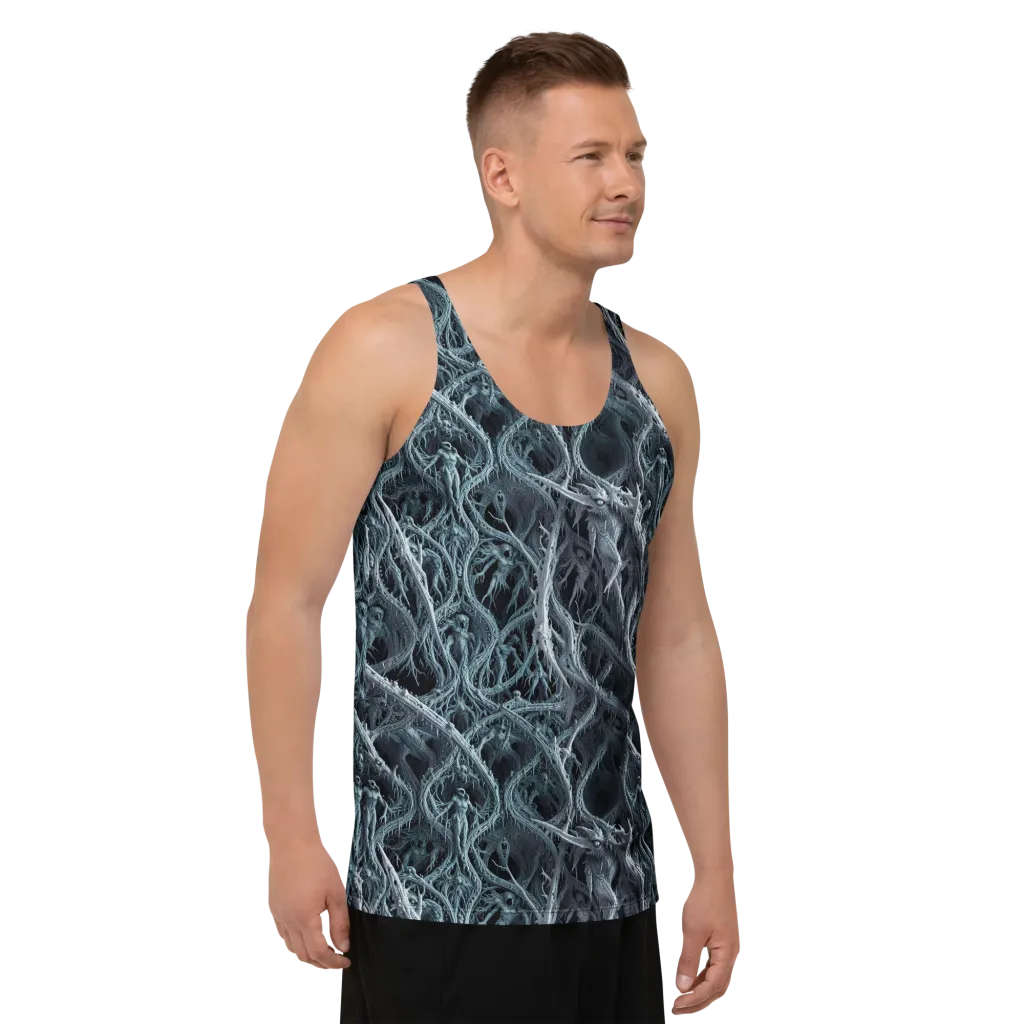 Thornbound Night on Men's Tank Top — Front print