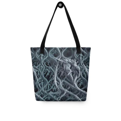 Thornbound Night on a Tote Bag