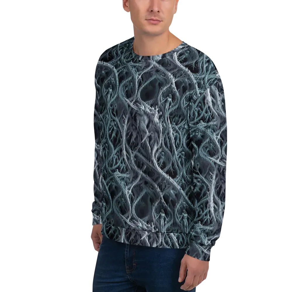 Thornbound Night on Sweatshirt — Left Front