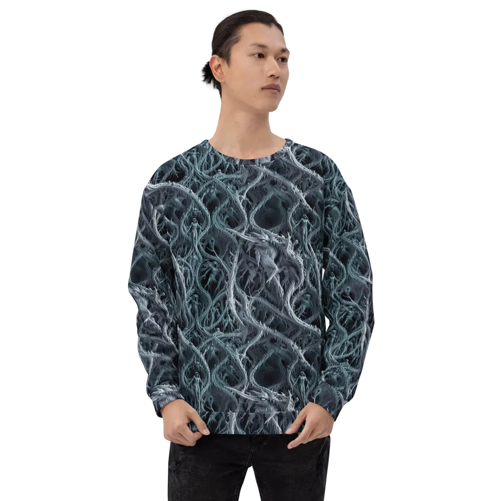 Thornbound Night on Sweatshirt — Front print