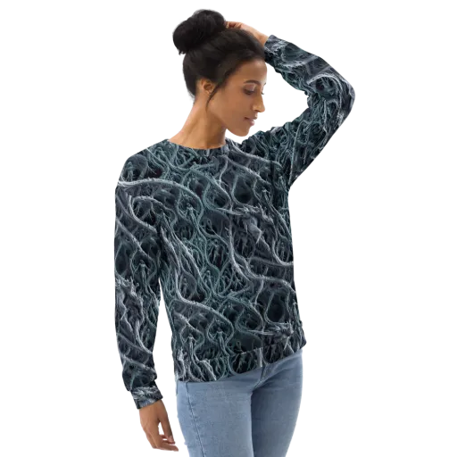 Thornbound Night on a Sweatshirt