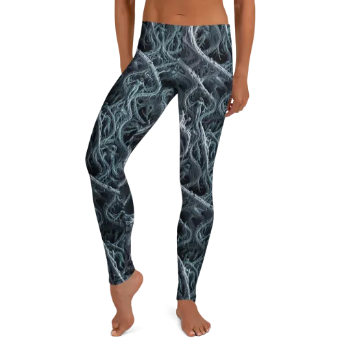 Thornbound Night on a Leggings
