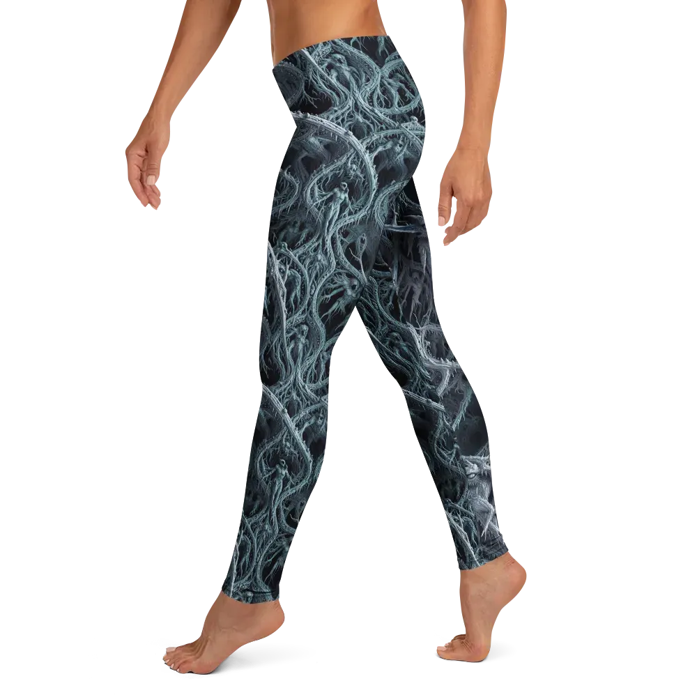 Thornbound Night on Leggings — Left