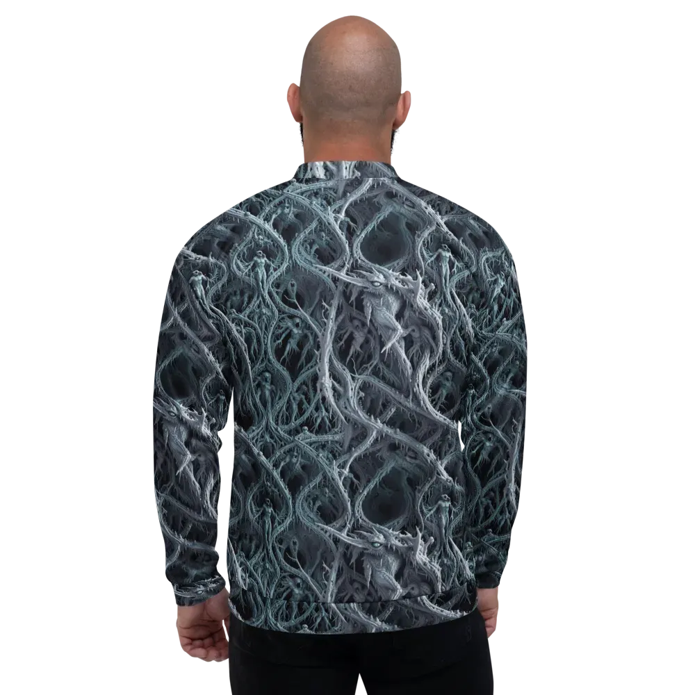 Thornbound Night on Bomber Jacket — Back