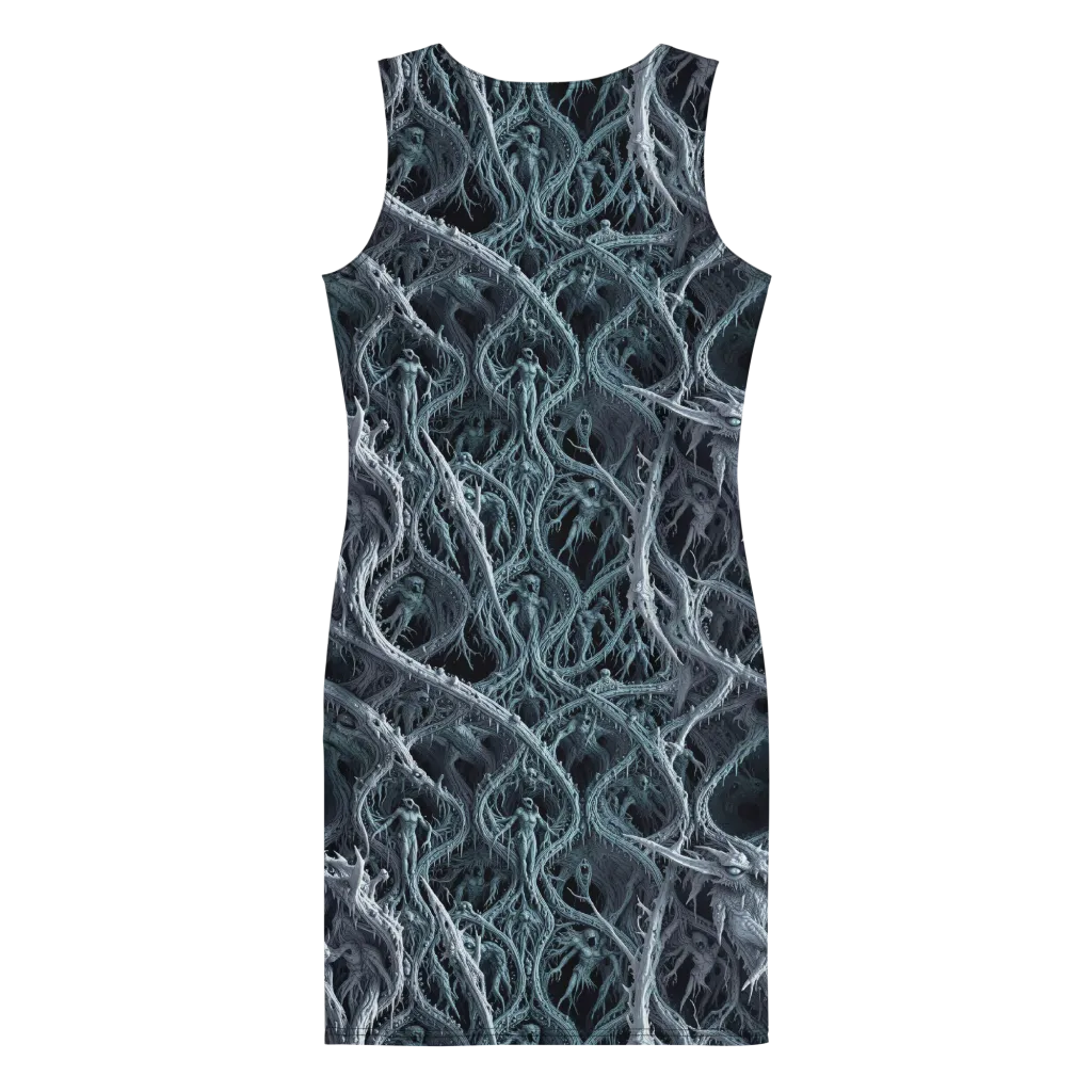 Thornbound Night on Bodycon Dress — Print file