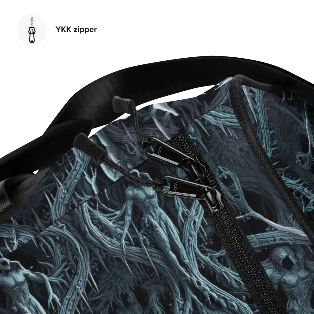 Thornbound Night on Duffle Bag — Front print