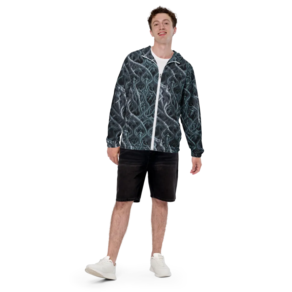 Thornbound Night on Men's Windbreaker — Front print