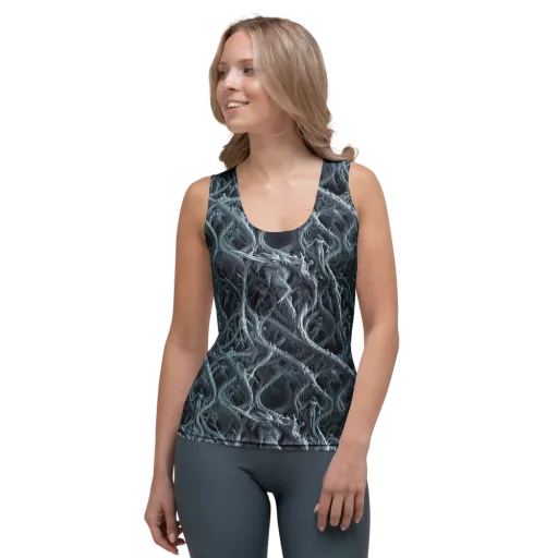 Thornbound Night on a Women's Tank Top