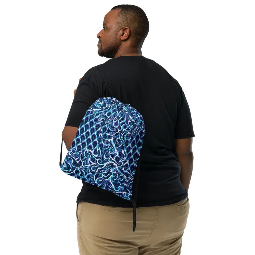 Midnight Whirlpool on Drawstring Bag — Print file
