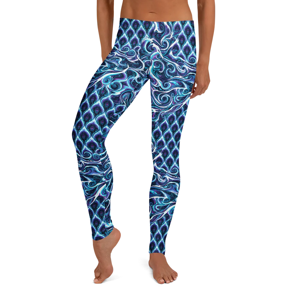 Midnight Whirlpool on Leggings — Print file