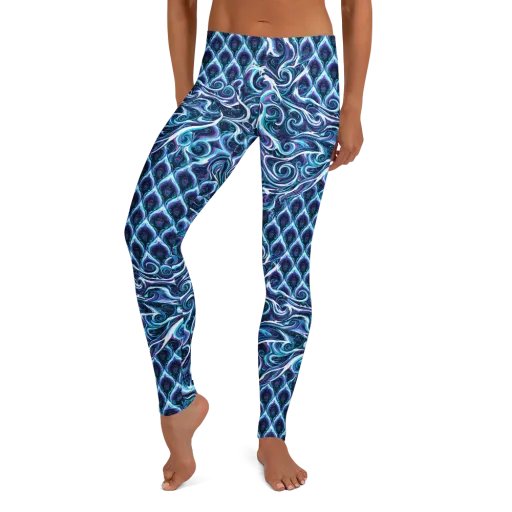 Midnight Whirlpool on a Leggings