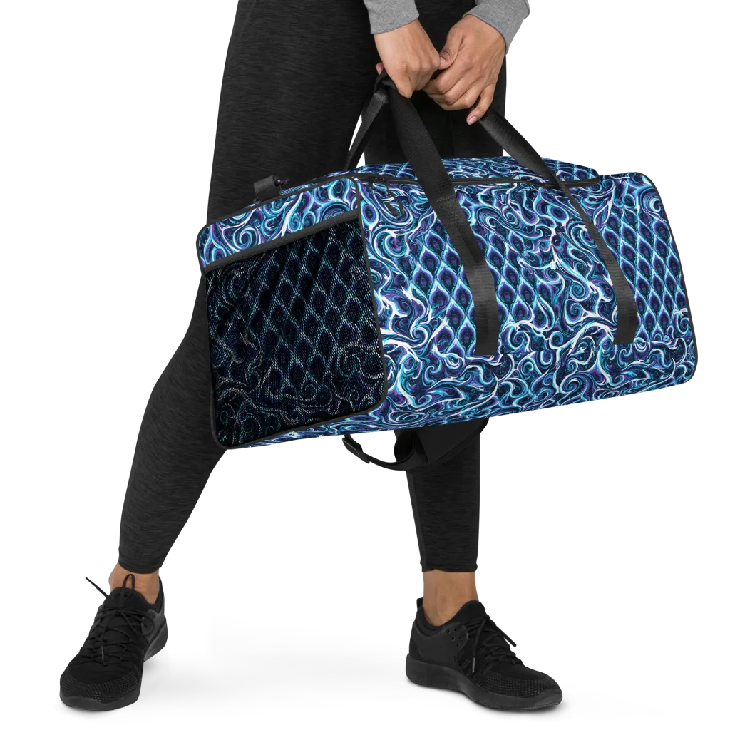 Midnight Whirlpool on Duffle Bag — Right Front