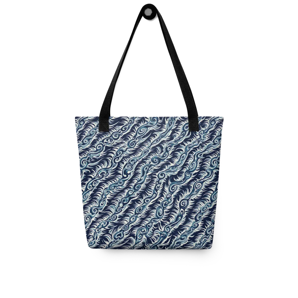 Midnight Tide on Tote Bag — Front