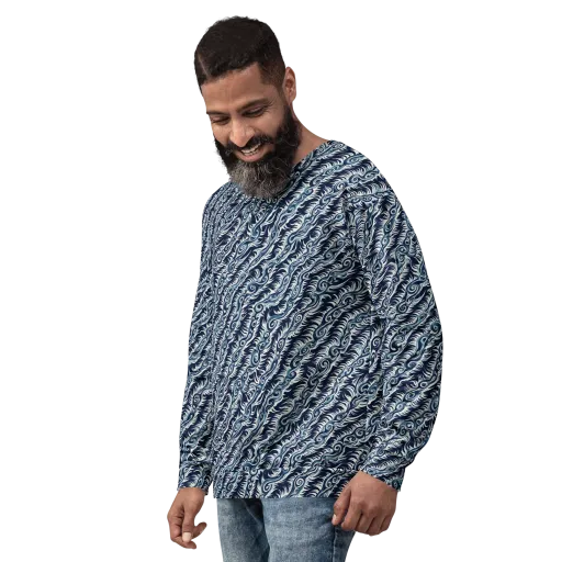 Midnight Tide on a Sweatshirt