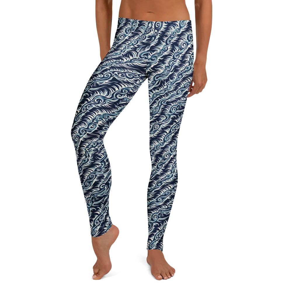 Midnight Tide on Leggings — Print file
