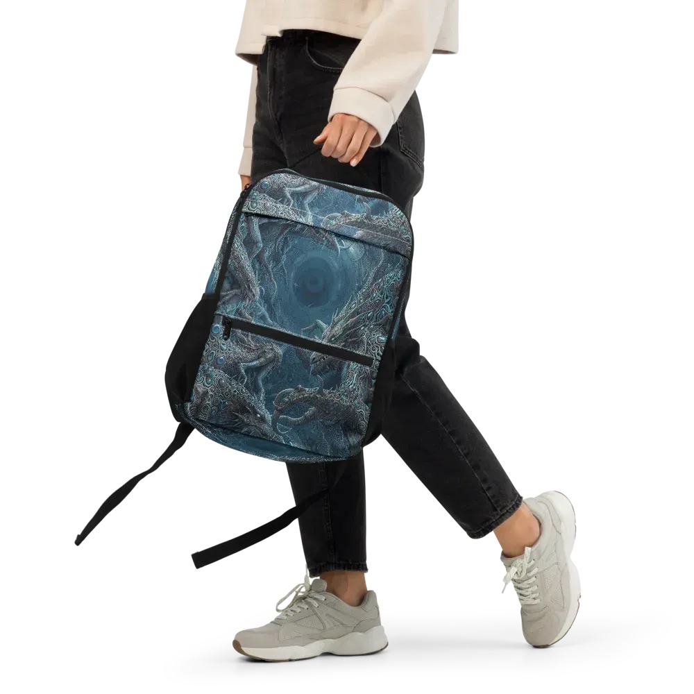 Azure Dragonfall on Utility Backpack — Front 2