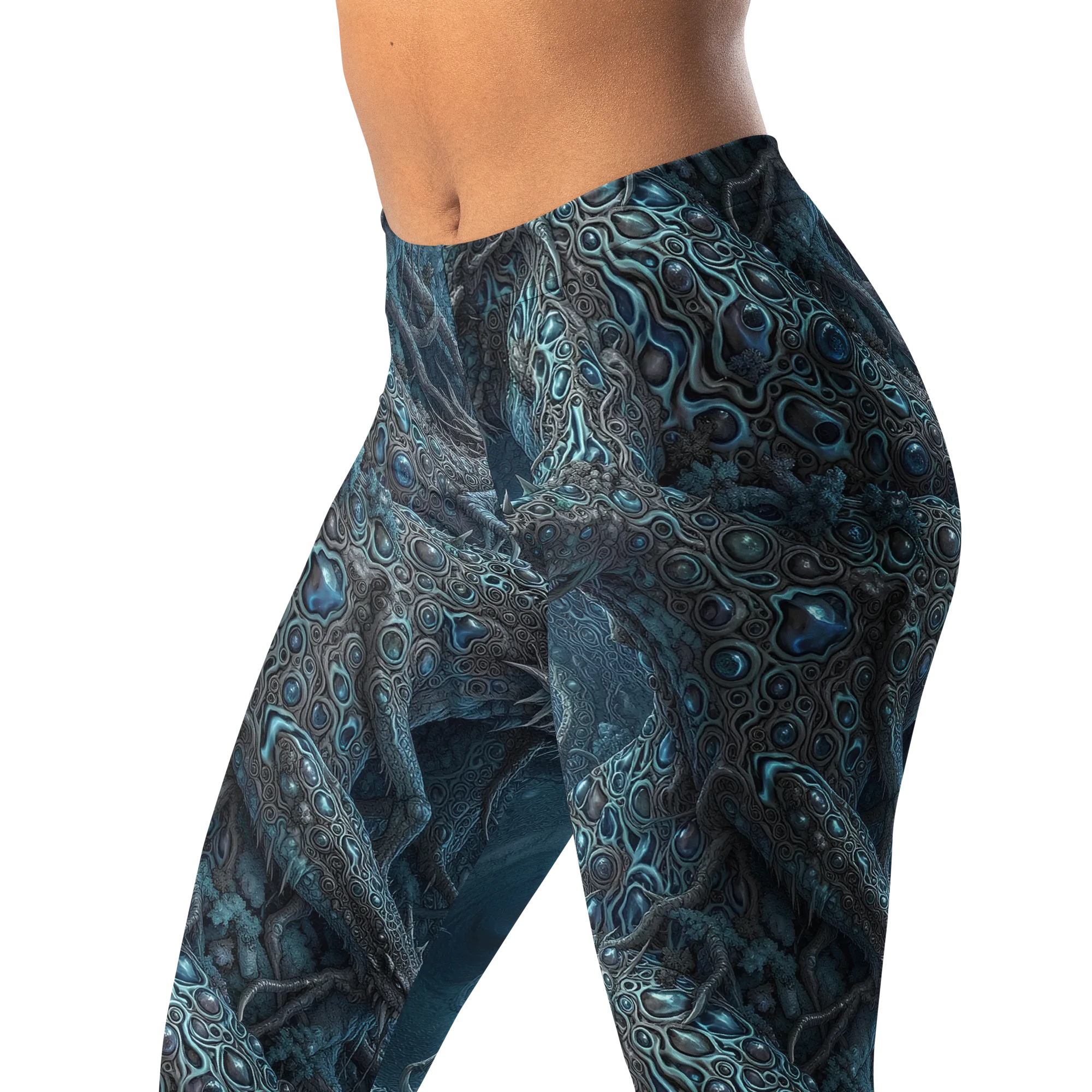 Azure Dragonfall on Leggings — Print file