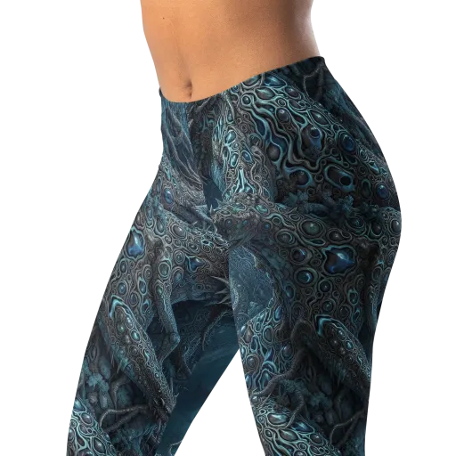Azure Dragonfall on a Leggings