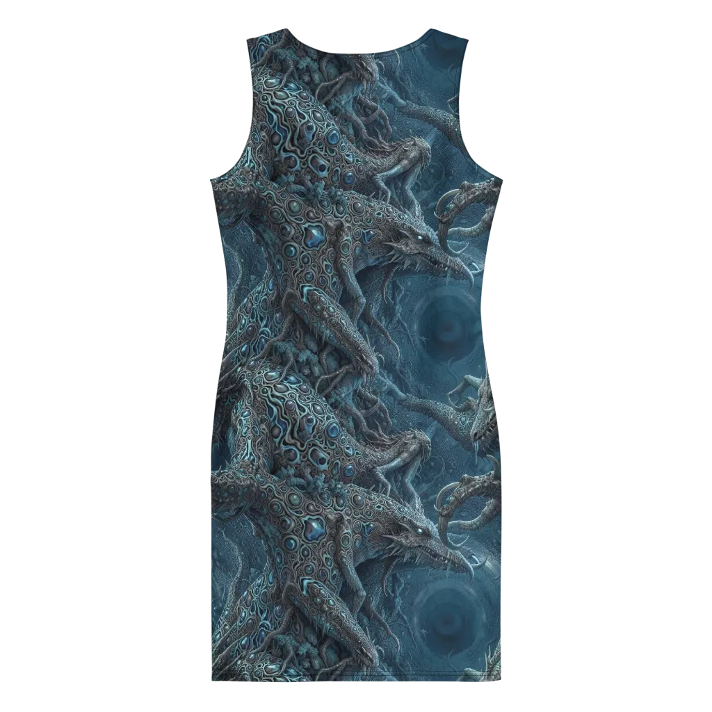 Azure Dragonfall on Bodycon Dress — Print file
