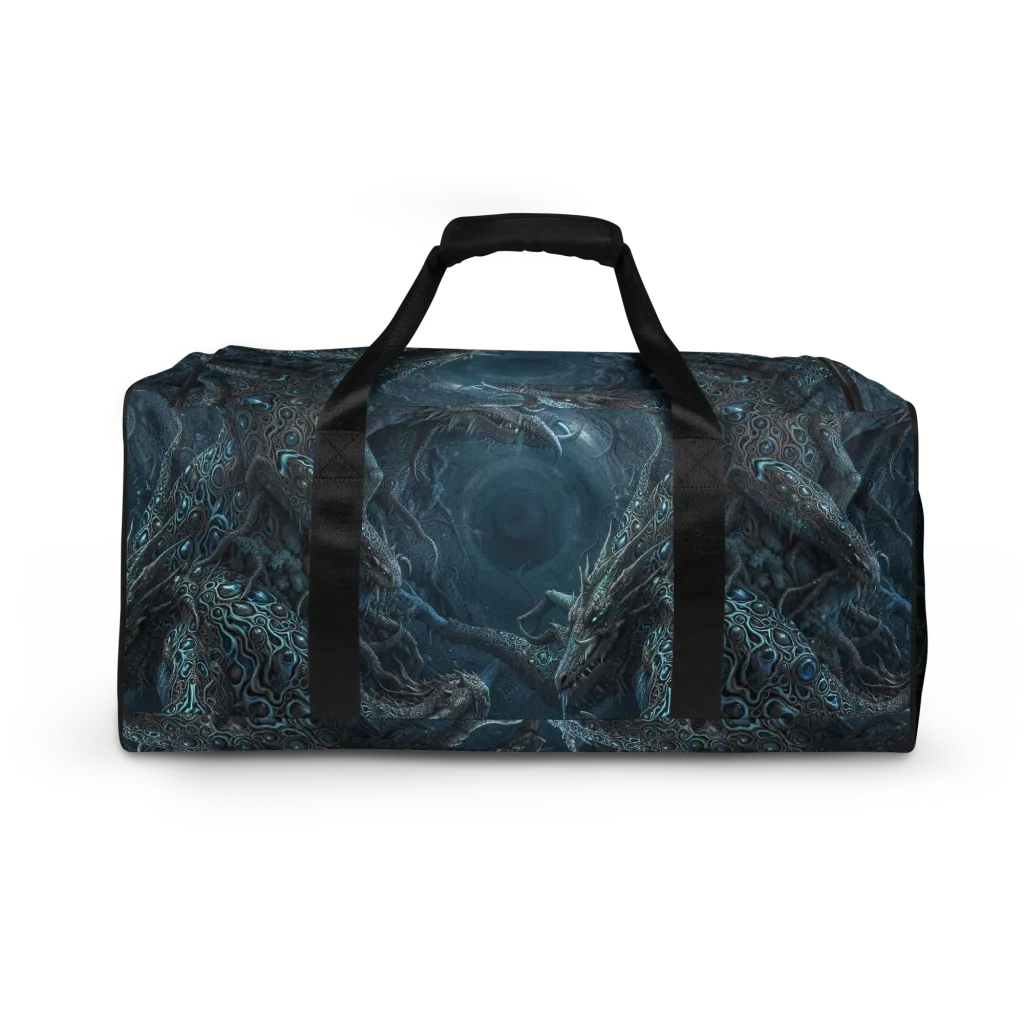 Azure Dragonfall on Duffle Bag — Back print