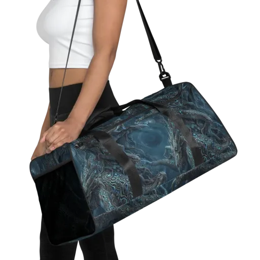 Azure Dragonfall on a Duffle Bag