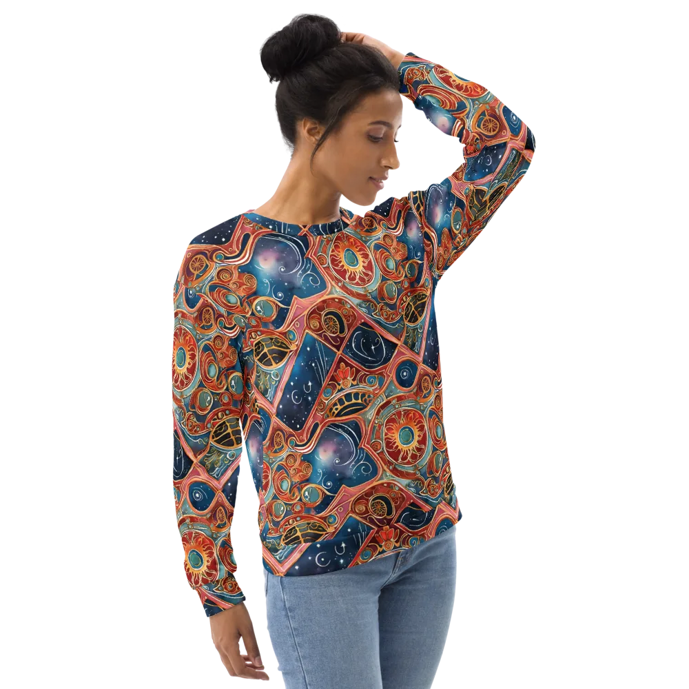 Celestial Filigree on Sweatshirt — Back print