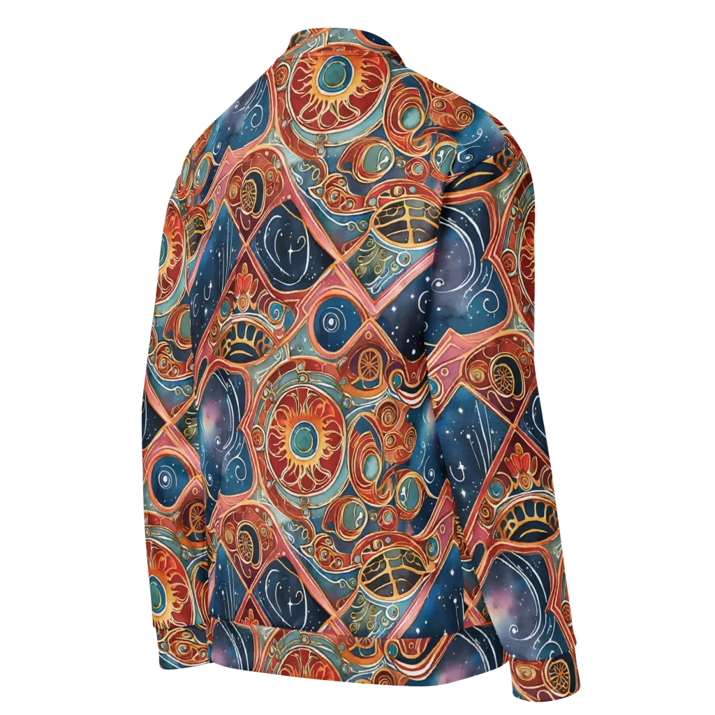 Celestial Filigree on Bomber Jacket — Details