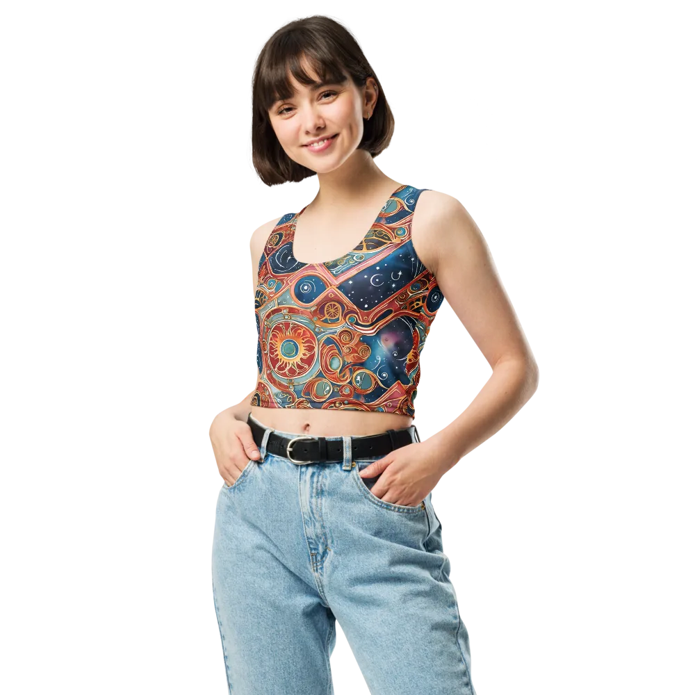 Celestial Filigree on Crop Top — Print file