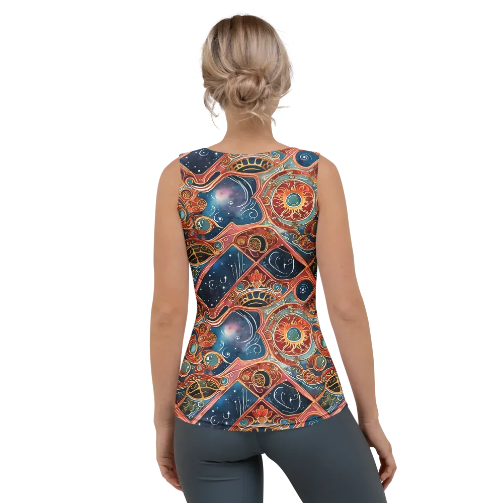 Celestial Filigree on Women's Tank Top — Back