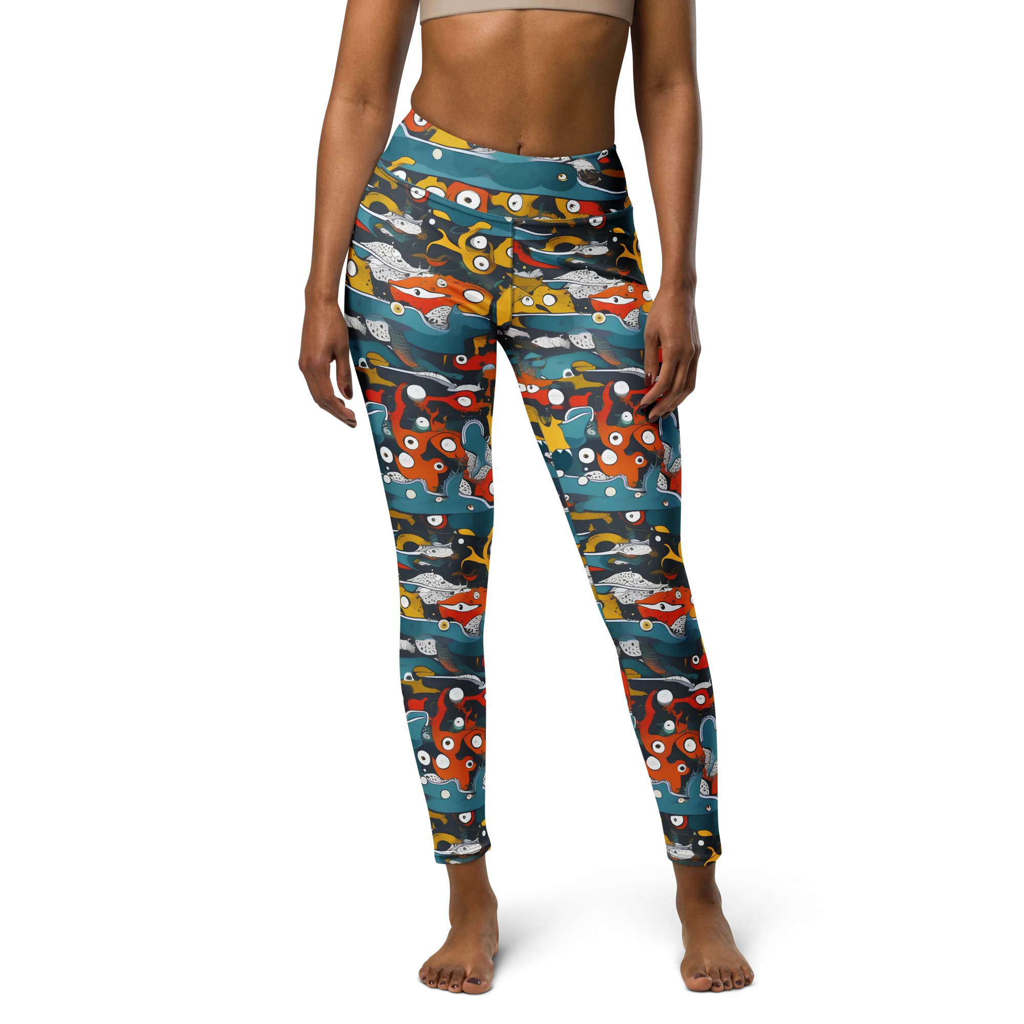 Tidal Oddities on Yoga Leggings — Print file