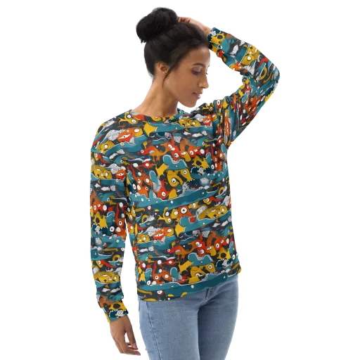 Tidal Oddities on a Sweatshirt