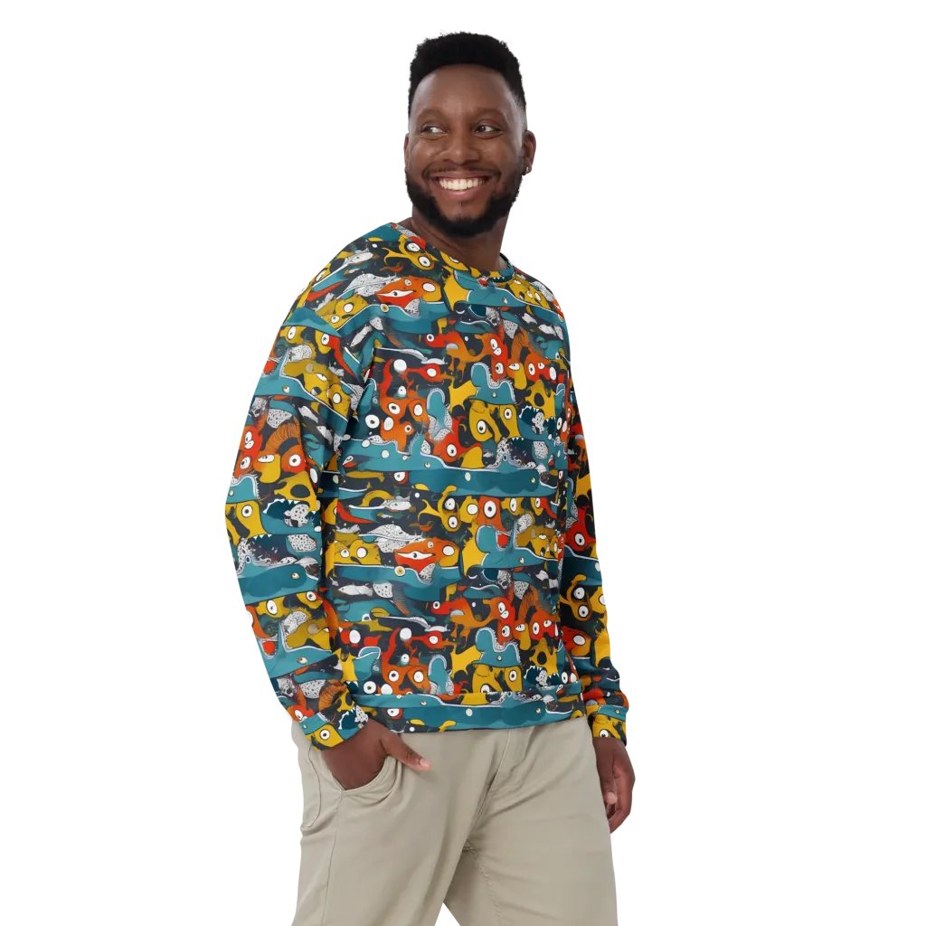Tidal Oddities on Sweatshirt — Front print