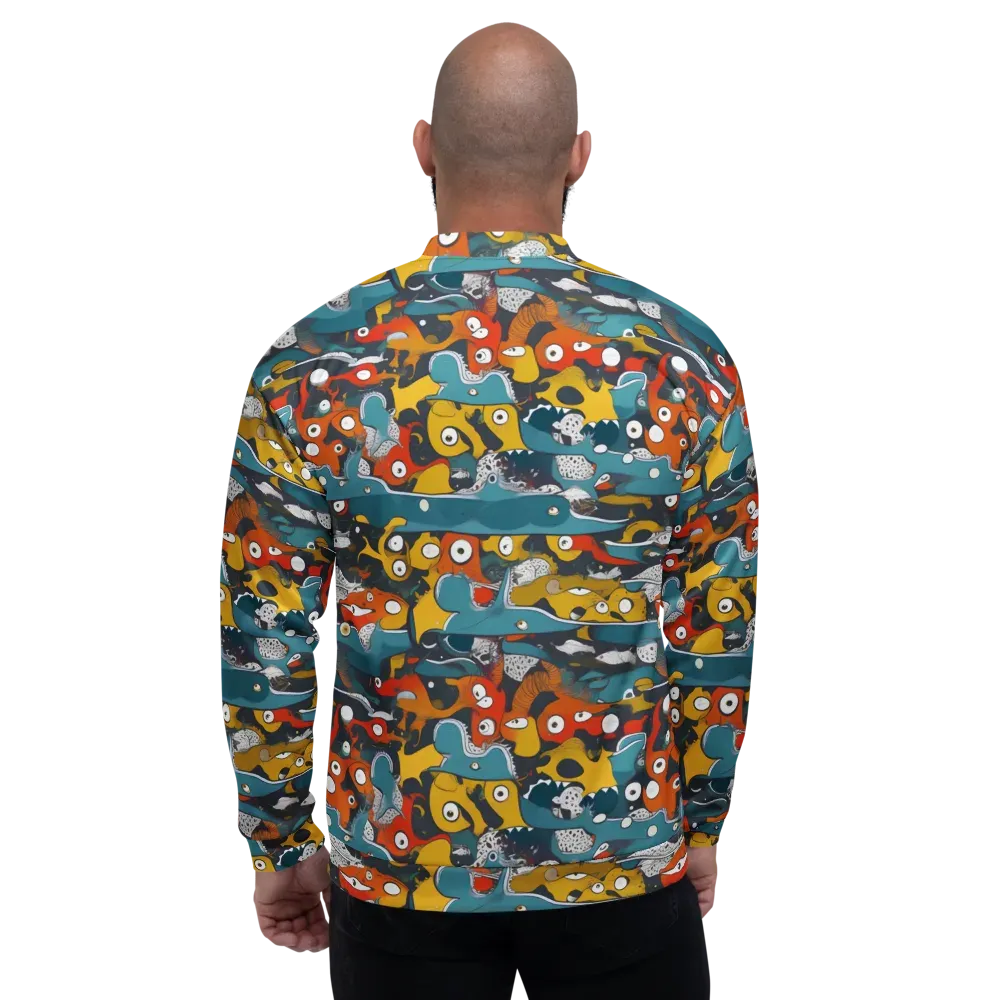 Tidal Oddities on Bomber Jacket — Back
