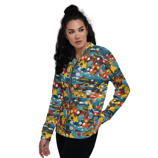 Tidal Oddities on a Bomber Jacket